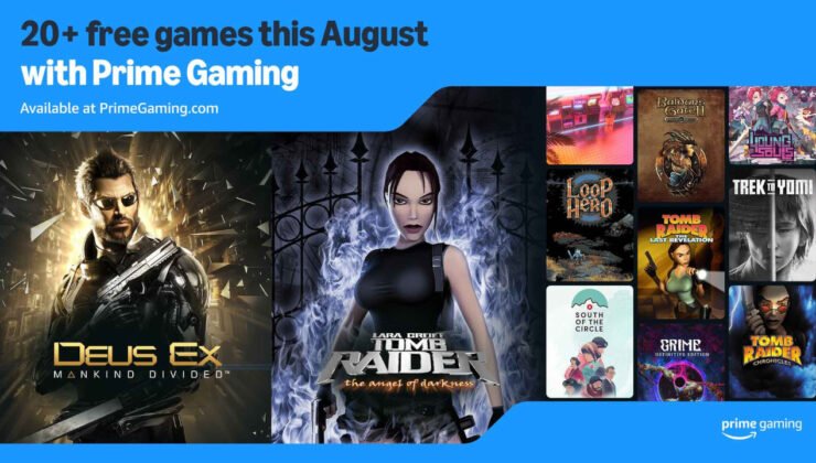 Amazon Prime Gaming, Ağustos Ayında 22 Oyun Birden Veriyor