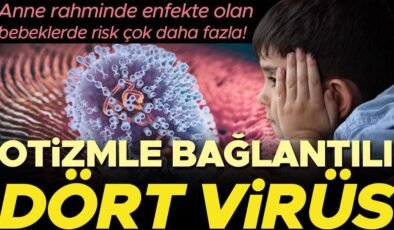 Anne rahminde enfekte olan bebeklerde risk çok daha fazla… İşte otizmle bağlantılı dört virüs