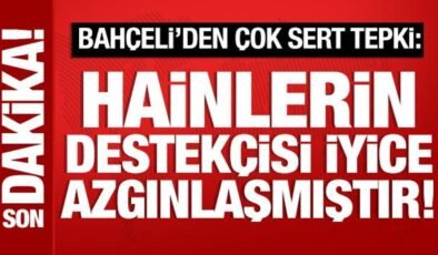 Bahçeli: Hainlerin destekçisi iyice azgınlaşmıştır!