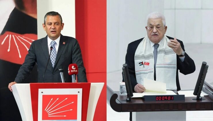 CHP Genel Başkanı Özel, Mahmud Abbas ile görüştü