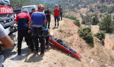 Denizli’de otomobil uçuruma düştü: 4 ölü