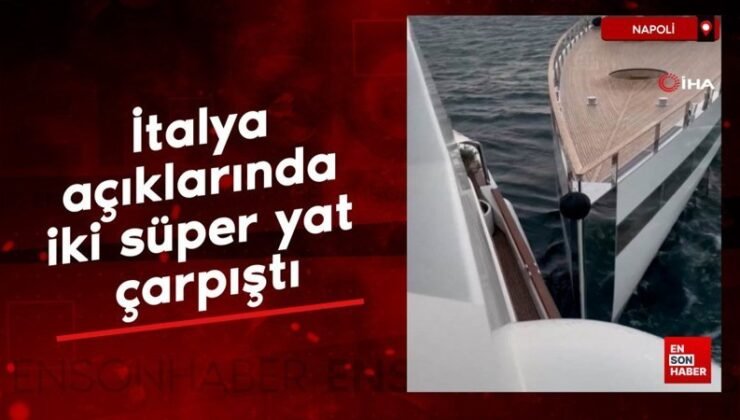 İtalya açıklarında iki süper yat çarpıştı