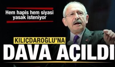 Kılıçdaroğlu’na hapis istemiyle dava! Siyasi yasak isteniyor