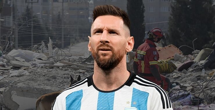 Lionel Messi’den depremzedeler için mesaj: Kalbim Türkiye ile birlikte