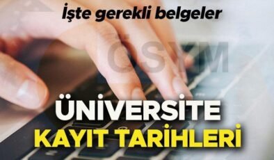 ÜNİVERSİTE KAYITLARI SON TARİH 2024 | Üniversite kayıtları ne zaman bitecek, bugün mü bitiyor? Elektronik üniversite kayıtları nasıl yapılır? İşte kayıt için gerekli belgeler!