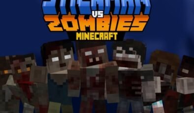 Çöp Adam vs Zombies Minecraft