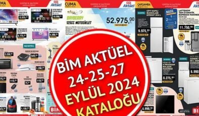 BİM AKTÜEL 24-25-27 EYLÜL 2024 KATALOĞU YENİLENDİ || Bim’de bu hafta neler var? BİM aktüel bu hafta Espresso Makinesi getiriyor!