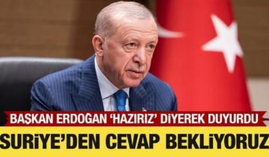 Cumhurbaşkanı Erdoğan’dan Suriye açıklaması: Esad ile görüşmeye hazırız!