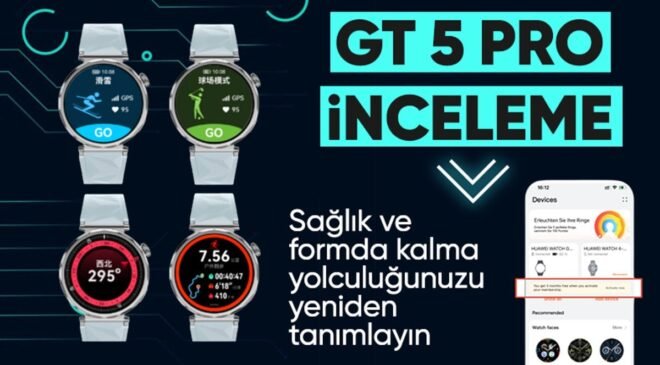 Estetik ve performans bir arada: HUAWEI Watch GT 5 Pro incelemesi