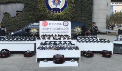 İstanbul’da silah kaçakçılarına operasyon