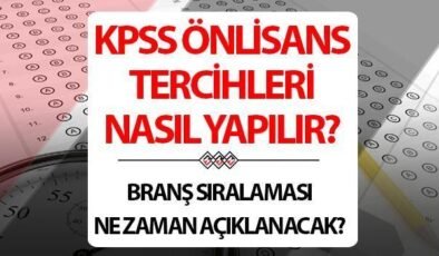 KPSS ÖNLİSANS TERCİH EKRANI VE KILAVUZU 2024 | KPSS önlisans tercihleri nasıl yapılır, ne zaman başlayacak? ÖSYM Ön Lisans KPSS taban puanları ve branş sıralaması yayınlandı mı?