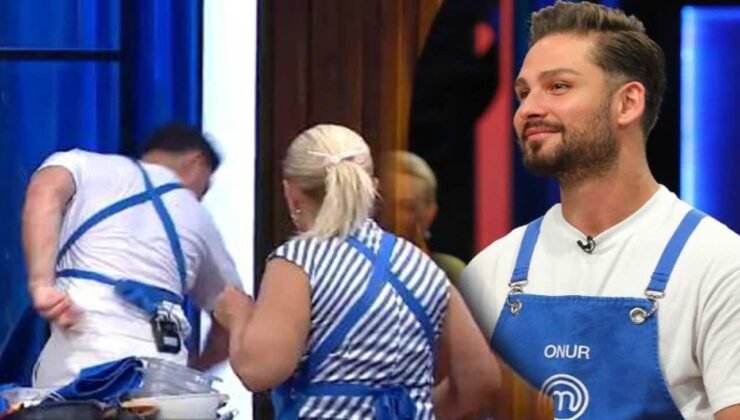 MasterChef’te panik dolu anlar! Onur’un yüzüne kızgın yağ sıçradı