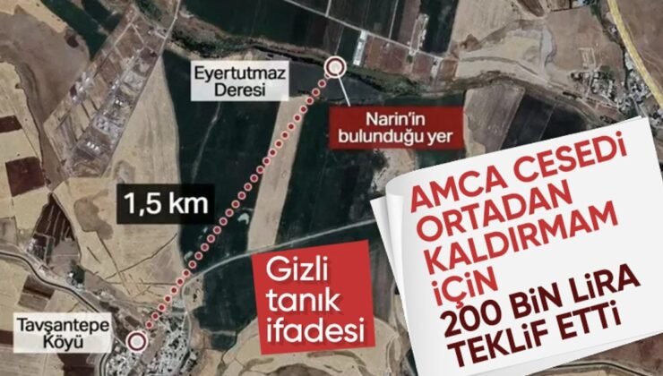 Narin Güran cinayetinde korkunç itiraf: Amca 200 bin TL teklif etti