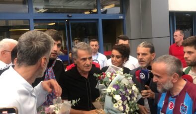 Şenol Güneş’e Trabzon’da coşkulu karşılama