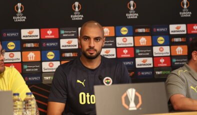 Sofyan Amrabat: Fenerbahçe camiası için güçlü bir oyun ortaya koymamız gerekiyor