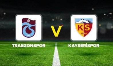 Trabzonspor – Kayserispor maçı ne zaman, hangi kanalda, saat kaçta? Süper Lig erteleme maçı!