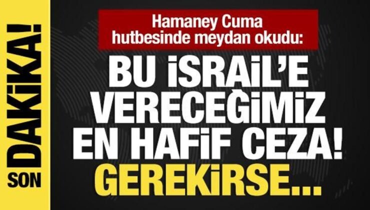 4 yıl sonra Cuma hutbesi veren Hamaney: Gerekirse İsrail’i yine vuracağız