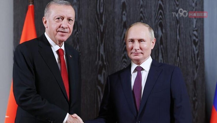 Cumhurbaşkanı Erdoğan Rusya Devlet Başkanı Putin ile görüştü