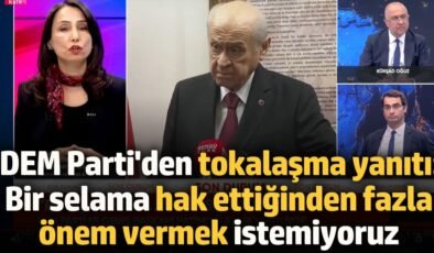 DEM Parti’den Bahçeli’ye tokalaşma yanıtı: Bir selama hak ettiğinden fazla önem vermek istemiyoruz