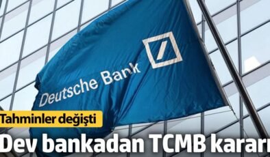 Dev bankadan TCMB kararı. Tahminler değişti