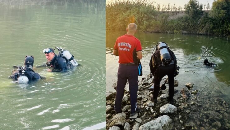 Nehre giren genç boğuldu