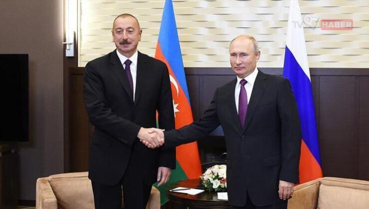 Rusya Devlet Başkanı Putin, Azerbaycan Cumhurbaşkanı Aliyev ile görüştü