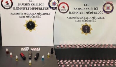 Samsun’da uyuşturucu operasyonu: 4 gözaltı