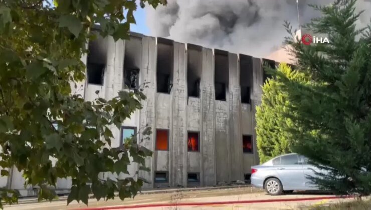 Tekirdağ Çerkezköy’de Fabrika Yangını