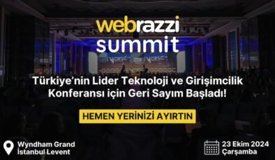 Türkiye Teknoloji ve Girişimcilik Ekosistemi 23 Ekim’de Webrazzi Summit 2024’te buluşuyor!