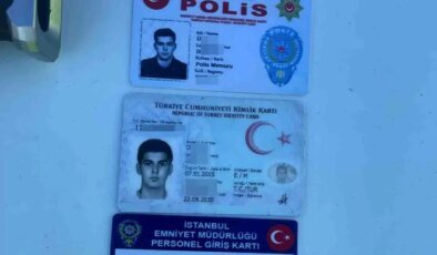 Uygulamada geçersiz polis ve MİT kimliğini kullanan şoför yakalandı