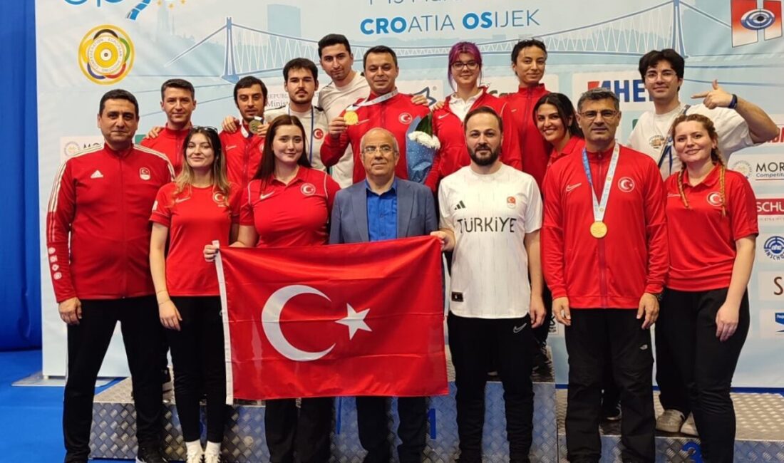 8 madalyalı Avrupa şampiyonu milli atıcılar, yurda döndü Kadircan GÜLER/ANKARA,