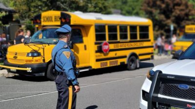 ABD, – ABD’nin New Jersey eyaletindeki Montvale kentinde okul otobüsünün