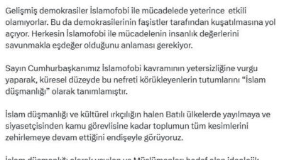 ANKARA, – AK Parti Sözcüsü Ömer Çelik, İslamofobiyle Mücadele Uluslararası