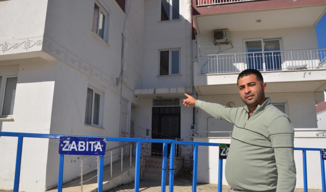 Namık Kemal KILINÇ/SERİK,(Antalya), – ANTALYA’nın Serik ilçesindeki 2 katlı bina,