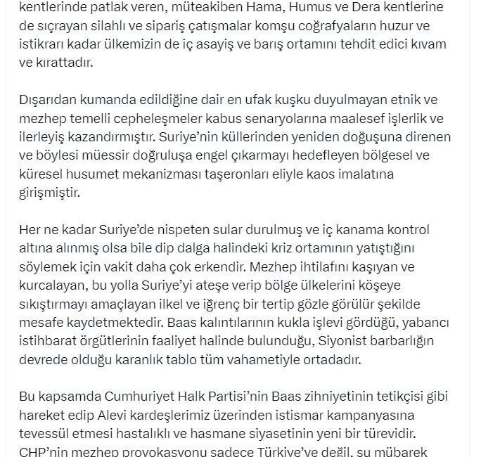 ANKARA, – MHP Genel Başkanı Devlet Bahçeli, “CHP’nin Baas artığı