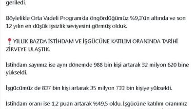 ANKARA, – ÇALIŞMA ve Sosyal Güvenlik Bakanı Vedat Işıkhan, “Ulusal