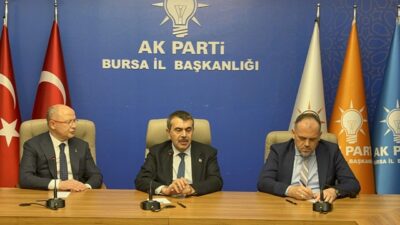 YENİDEN YAPILAN LİSE İLE AK PARTİ İL BAŞKANLIĞI’NI ZİYARET ETTİ