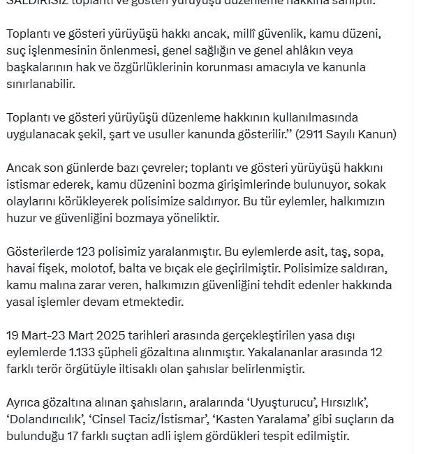 ANKARA, – İÇİŞLERİ Bakanı Ali Yerlikaya, 19-23 Mart tarihleri arasında