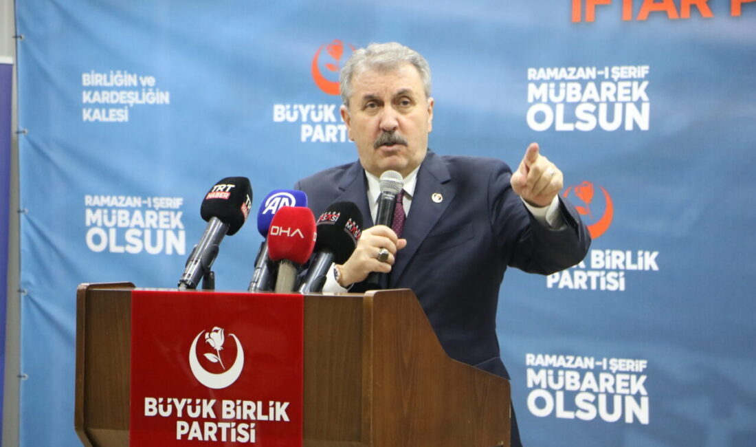 Gökhan İÇKİLLİ/SAMSUN, – BÜYÜK Birlik Partisi (BBP) Genel Başkanı Mustafa