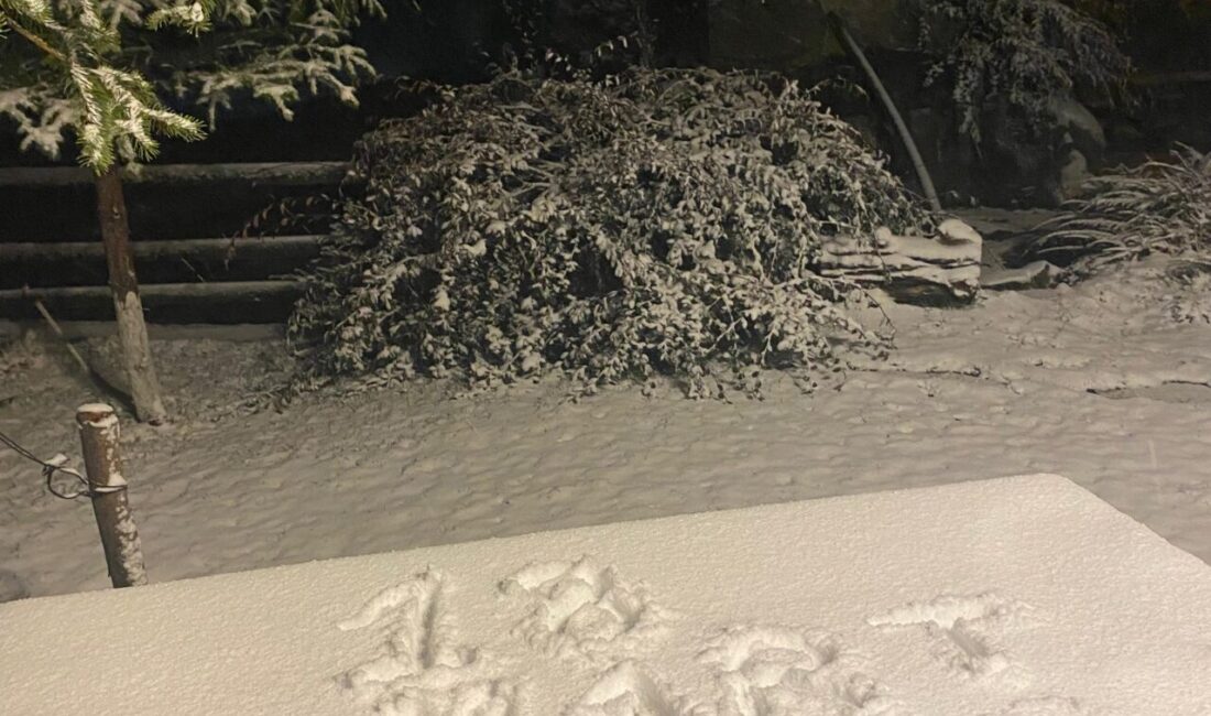 Yavuz YILMAZ/İNEGÖL (Bursa), -BURSA’da, aniden düşen sıcaklıklar ile birlikte kentin