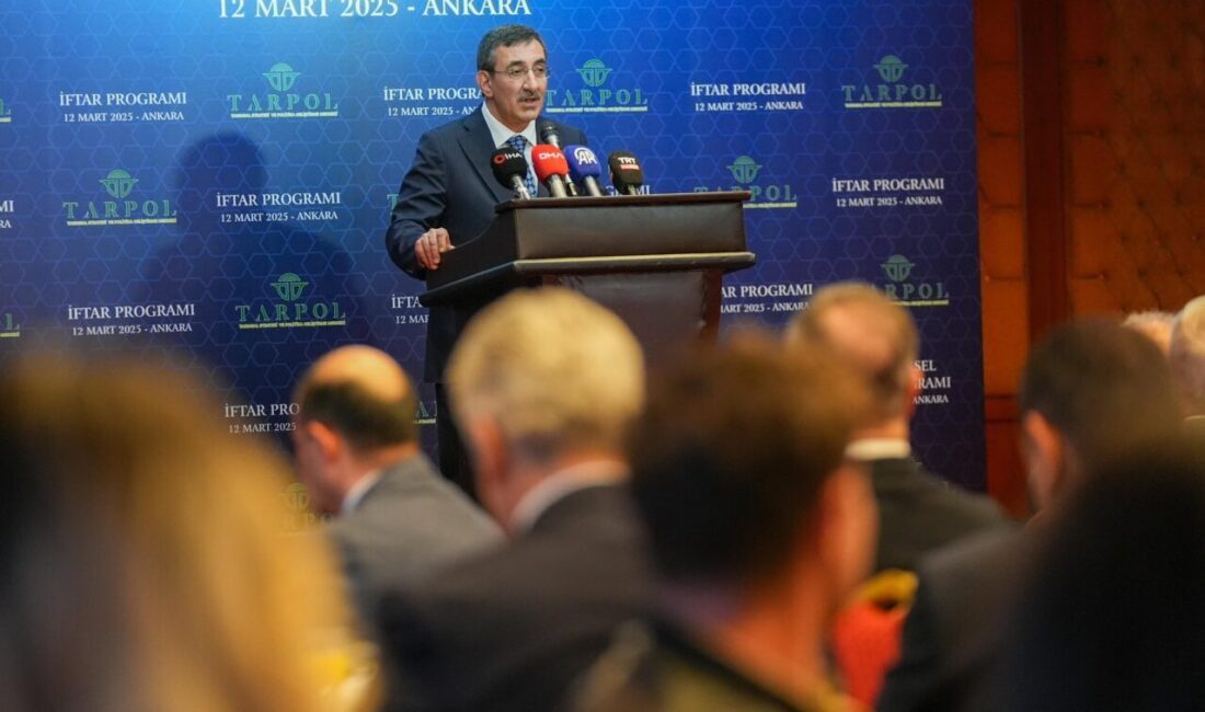 Kübra SONKAYA- Emirhan YÜZÜGÜLDÜ/ ANKARA, – CUMHURBAŞKANI Yardımcısı Cevdet Yılmaz,