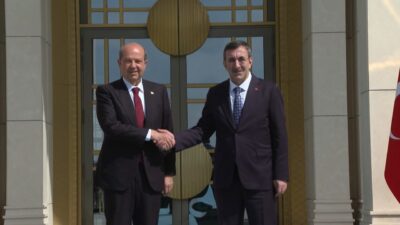 Kübra SONKAYA/ANKARA, -CUMHURBAŞKANI Yardımcısı Cevdet Yılmaz, KKTC Cumhurbaşkanı Ersin Tatar