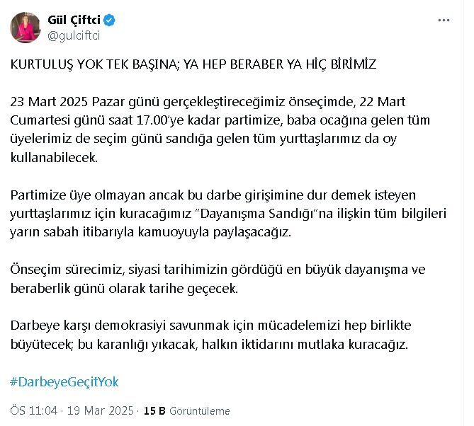 Samet ÖKSÜZ/ANKARA, – CHP’nin cumhurbaşkanı adayını belirlemek için yapacağı ön