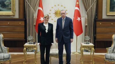 ANKARA, – CUMHURBAŞKANI Recep Tayyip Erdoğan, eski Hırvatistan Cumhurbaşkanı Kolinda