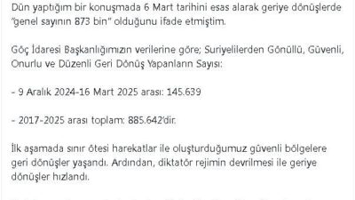 ANKARA, – CUMHURBAŞKANI Yardımcısı Cevdet Yılmaz, 9 Aralık 2024-16 Mart