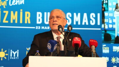 Yağmur ÖNGÜN/ İZMİR, – İYİ Parti Genel Başkanı Müsavat Dervişoğlu,