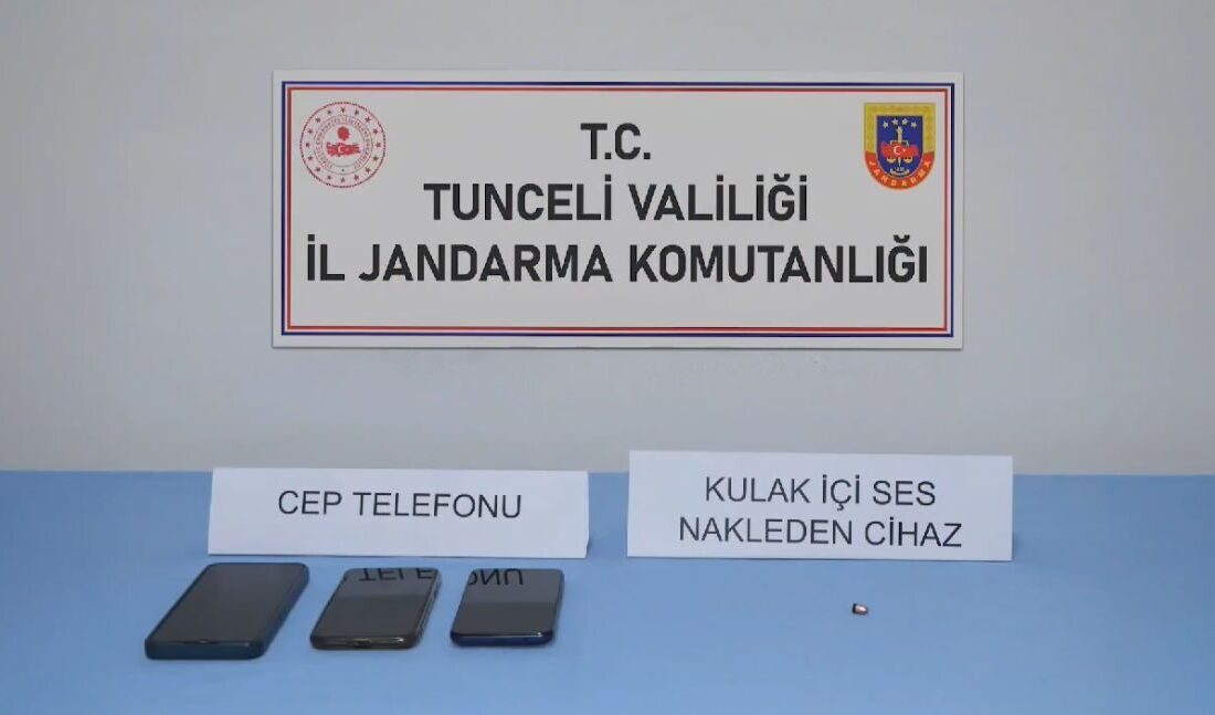 Serhat Ozan YILDIRIM/TUNCELİ, – TUNCELİ’de, iç çamaşırına sakladığı telefon ve