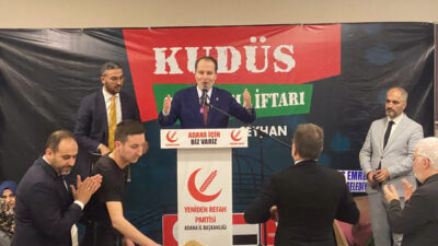 Ceyhun ÖZER/ CEYHAN (Adana), – YENİDEN Refah Partisi Genel Başkanı