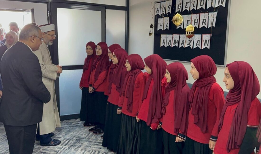 Özkan AYDIN/IĞDIR, – DİYANET İşleri Başkanı Ali Erbaş, Kur’an kurslarında