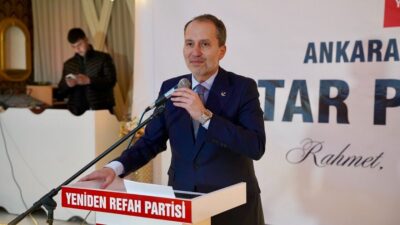 ANKARA, – YENİDEN Refah Partisi Genel Başkanı Fatih Erbakan, “İktidara